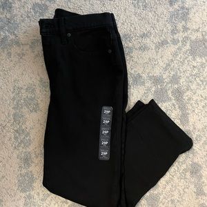 J. Crew Black Essential Straight Jean 29P